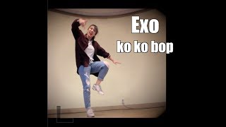 정확한 안무커버엑소 코코밥 안무 Exo  ko ko bop [upl. by Neyuq39]