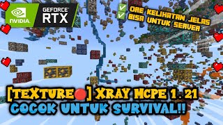 Xray Texture Pack MCPE 1 21 BISA UNTUK SERVER  Cara Xray di Minecraft PE 121 [upl. by Hirz848]