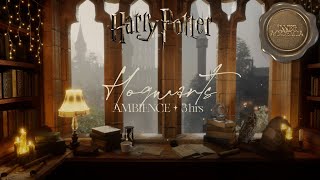 Winter at Hogwarts Ambience ✧˖° Harry Potter ASMR Study Ambience  Music [upl. by Ateuqahs]