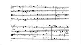 Wolfgang Amadeus Mozart  String Quartet No 18 K 464 With score [upl. by Rosalind]