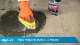 Removing Grout Haze using Grout Haze Clean Up [upl. by Alat]