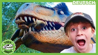 Dinosaurier und Raubvogeljagd in Lebensgröße  TRex Ranch  Dinosaurier für Kinder [upl. by Daphie]