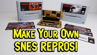 Make SNES Repros At Home  No Tools Required Easy amp Cheap [upl. by Naesal]