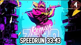 Speedrun 3343  Katana Zero [upl. by Teeter990]