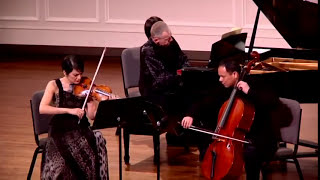 Meyers Tsang and Nel  Arensky Trio No1 in D Minor [upl. by Eybba]