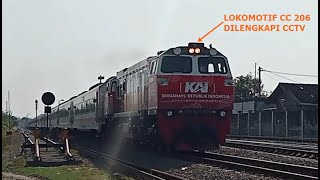 Ambarawa Ekspres Lokomotif CC206 Ada CCTV [upl. by Pessa]