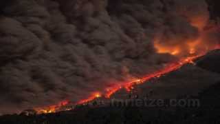 Sinabung Pyroclastic Flows [upl. by Ytsirhk]