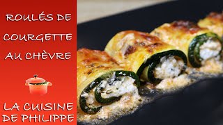 Roulés de courgette au chèvre [upl. by Setiram]