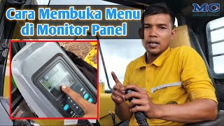 Cara Membuka Menu di Monitor Panel Komatsu Pc130f7 [upl. by Sebastiano275]