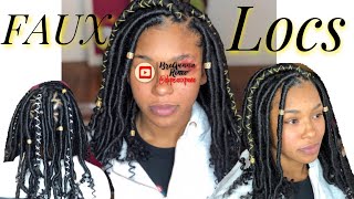 Short Faux Locs [upl. by Nwadrebma]