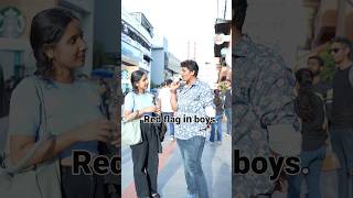 Red Flags in Boys youtubeinterviews streetinterviews redflag vlog redflagsinmen [upl. by Anaila911]