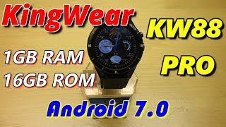 KingWear KW88 Pro Full Specifications and Features AnTuTu Test WiiWatch2 Add watchfaces [upl. by Lalib]