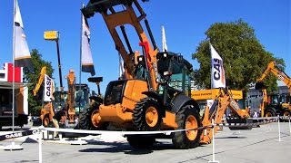 Case Backhoe Loader Demonstration Show  Diggers at Work  Case Excavator Technical Fair [upl. by Newell]