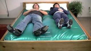 G600 Waterbed Mattress Wave Test [upl. by Buckingham]