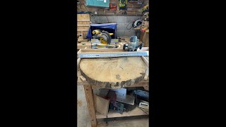 Live  Flattening Oak cross section  part 3 [upl. by Inoy217]