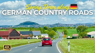 Scenic Drive in Germany Fulda 4K Driving Tour through Country Roads Spring 2024 [upl. by Duer740]