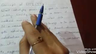 Meaning of utility  total utility and marginal utility in hindi [upl. by Madelle877]