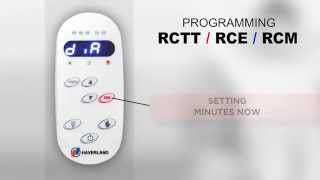 How to program RCTT RCE RCM Haverland Electric Radiators [upl. by Simonetta]