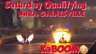 Gainesville last qualifying day NHRAbehind the scenes w Clay Millican amp Pro coverage race [upl. by Rugg]