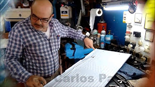 🌍✔ SOLDADURA DE ALUMINIO Y COBRE EN EVAPORADOR CON CAPILAR INTERNO 📽 VÍDEO 13 [upl. by Nnaarual]