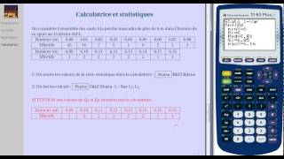 Calculatrice et statistiques [upl. by Enomal]