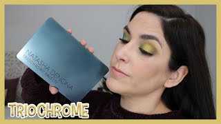 Natasha Denona Triochrome palette 💜 demo  swatches [upl. by Eisen]