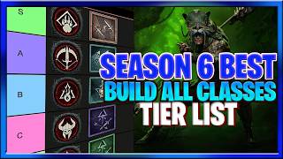 Diablo 4 Season 6 Best Builds ALL Classes  Tierlist Vessel of Hatred Best Class UPDATED [upl. by Nivi]