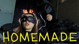 Batman and Catwoman Rooftop Fight  Homemade w Jack Douglass Olga Kay and Brock Baker [upl. by Stacia]