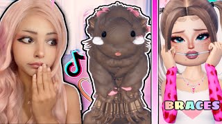 Testing VIRAL INSANE TikTok Outfit Hacks In Dress To Impress [upl. by Heidt623]