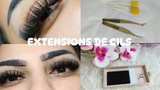 EXTENSIONS DE CILS COMMENT Faire un REMPLISSAGE DEXTENSIONS DE CILS APRÈS Plusieurs semaines 🫠🤌🏻💗 [upl. by Otrebire785]