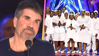 America’s Got Talent Simon Cowell IN TEARS After Emotional Golden Buzzer [upl. by Eilyr]