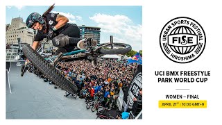 FWS Hiroshima 2019 UCI BMX Freestyle Park World Cup Women Final [upl. by Aunson]