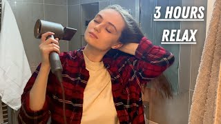 Hair Dryer Relaxation for Sleeping Relaxing  3 Hours [upl. by Atteuqehs346]