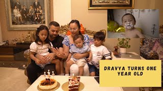 Dravya Turns One Year Old  Cake Smash [upl. by Dragon151]