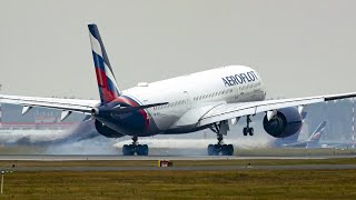 50 AWESOME Landings at Moscow Sheremetyevo Airport SVOUUEE  Plane Spotting 2023 [upl. by Lello473]