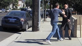 PUNCHING PEOPLE IN THE THROAT PRANK [upl. by Aicnom]