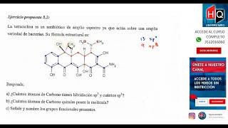 UNIDAD 09  QUIMICA ORGANICA  EJERCICIO 02  QUIMICA  INGRESO A MEDICINA UNC [upl. by Adli573]