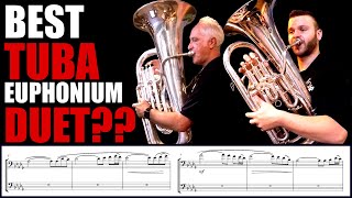 MOST BEAUTIFUL TUBA and EUPHONIUM DUET EVER Do You Agree [upl. by Tijnar]