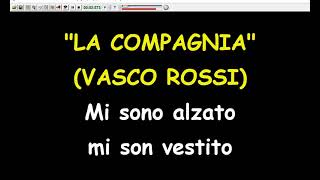 Vasco Rossi  La Compagnia Karaoke Devocalizzata [upl. by Anotyad]