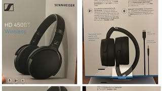 Sennheiser HD 450BT UnboxingBluetooth Wireless Headphones Active Noise Cancelation Review [upl. by Mauricio]