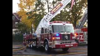 Wood Ridgenj Fire Department Truck 904 Wetdown [upl. by Yentroc]