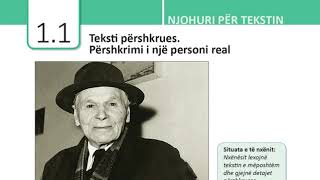 Gjuha Shqipe 12 Filara Mesimi 1 1 Teksti përshkrues Përshkrimi i një personi real [upl. by Center]