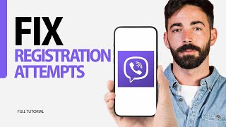 How To Fix Registration Attempts On Viber App 2024 [upl. by Meingoldas]