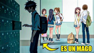 🔶ES UN PODEROSO MAGO EN OTRO MUNDO PERO EN LA ESCUELA PRETENDE SER NORMAL  Anime RESUMIDO [upl. by Yenoh28]