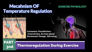 Environmental Influence on Human Physiology Under Exercise PARTIII Skin BloodShivering Sweating [upl. by Jake11]