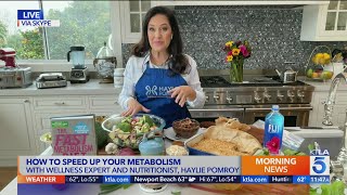 Wellness expert and nutritionist Haylie Pomroy shares tips to help speed your metabolism [upl. by Converse644]