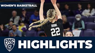 No 6 Stanford vs Washington Womens Basketball Highlights  202324 Season [upl. by Tilney]