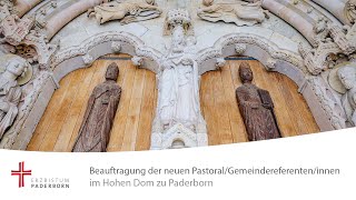 Live Beauftragung der neuen PastoralGemeindereferenteninnen [upl. by Hsemin]