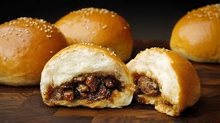 Chinese BBQ Pork Buns  Halal Vegetarian amp Kosher Filling Options Char Siu Bao [upl. by Elletnuahc]