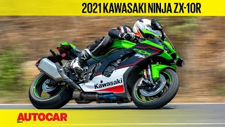 2021 Kawasaki Ninja ZX10R review  Rrated  First Ride  Autocar India [upl. by Cordeelia]